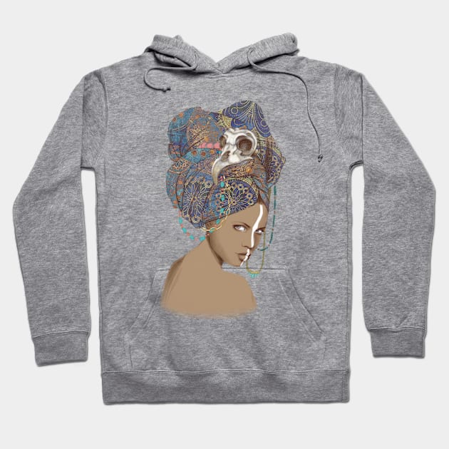 Queen of Clubs Hoodie by MarisaJimenez